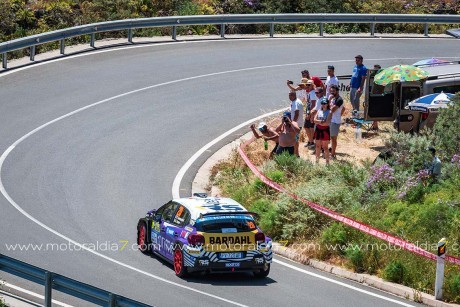 Luis Monzón y José Carlos Déniz, los más rápidos en la clasificación del Rally Islas Canarias