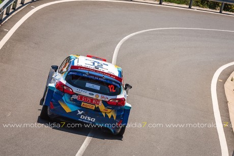 Luis Monzón y José Carlos Déniz, los más rápidos en la clasificación del Rally Islas Canarias