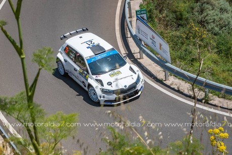 Luis Monzón y José Carlos Déniz, los más rápidos en la clasificación del Rally Islas Canarias