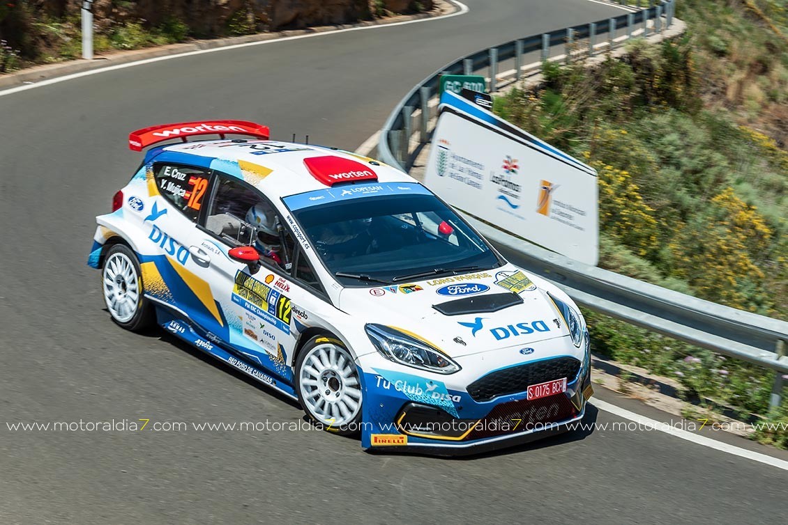 Enrique Cruz y Yeray Mujica saldrá primeros en el Rally Islas Canarias