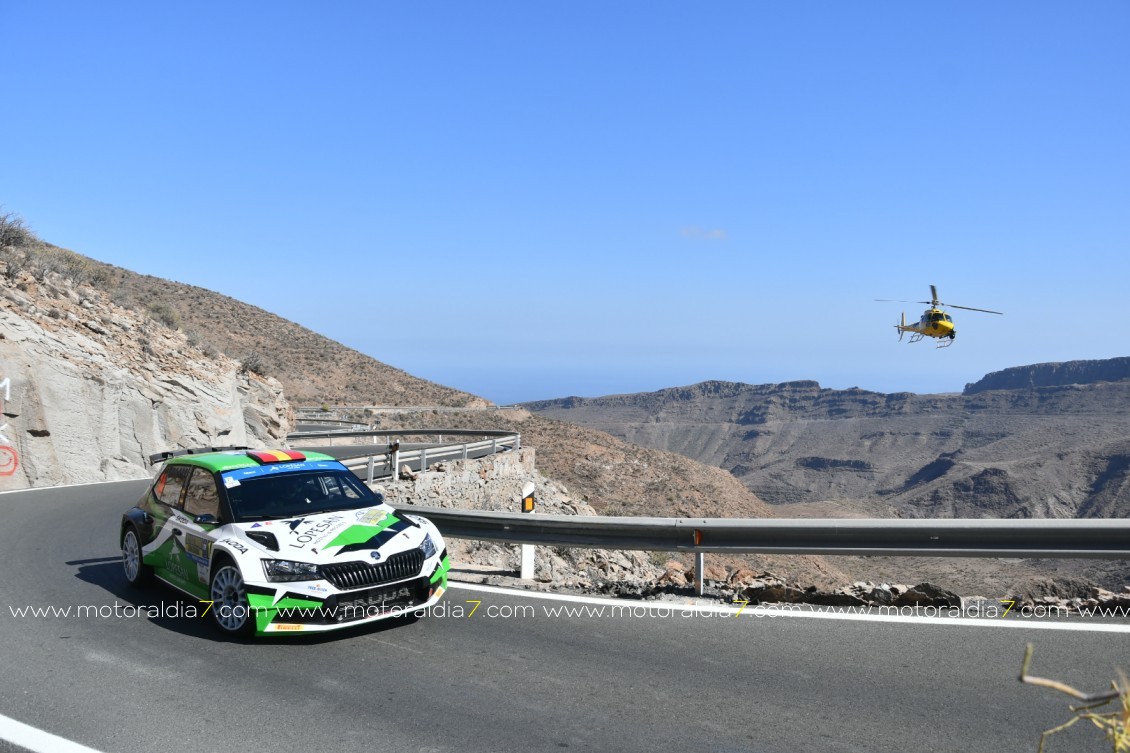 Monzón y Déniz primeros en un Rally Islas Canarias histórico