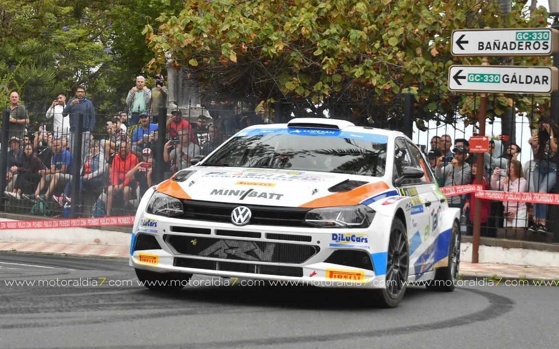 Solans y Martí se ponen en cabeza del Rally Islas Canarias