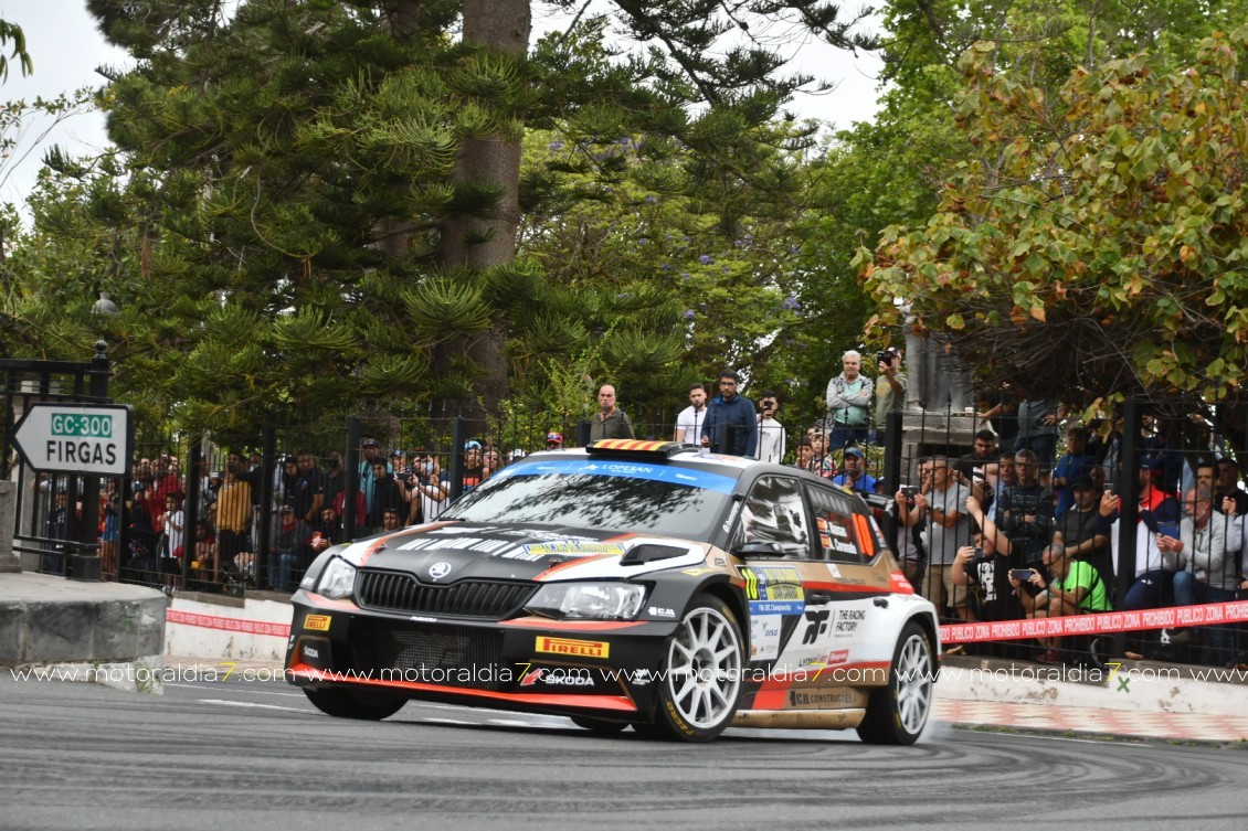 Solans y Martí se ponen en cabeza del Rally Islas Canarias