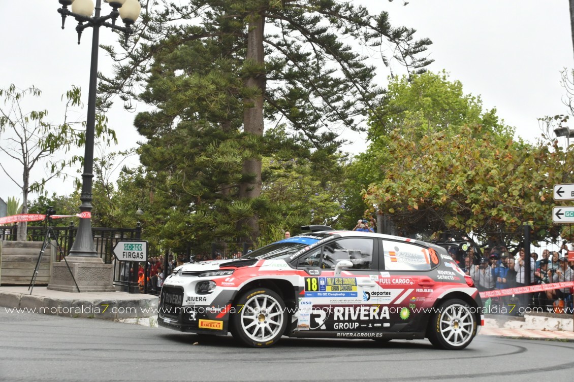 Solans y Martí se ponen en cabeza del Rally Islas Canarias