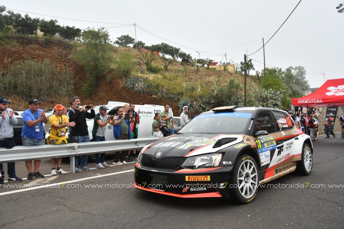 Nil Solans y Marc Martín, vencen en el Rally Islas Canarias