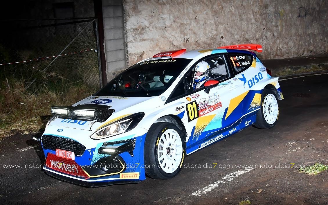 Cruz y Mujica, dan primero en el Rally Ciudad de La Laguna