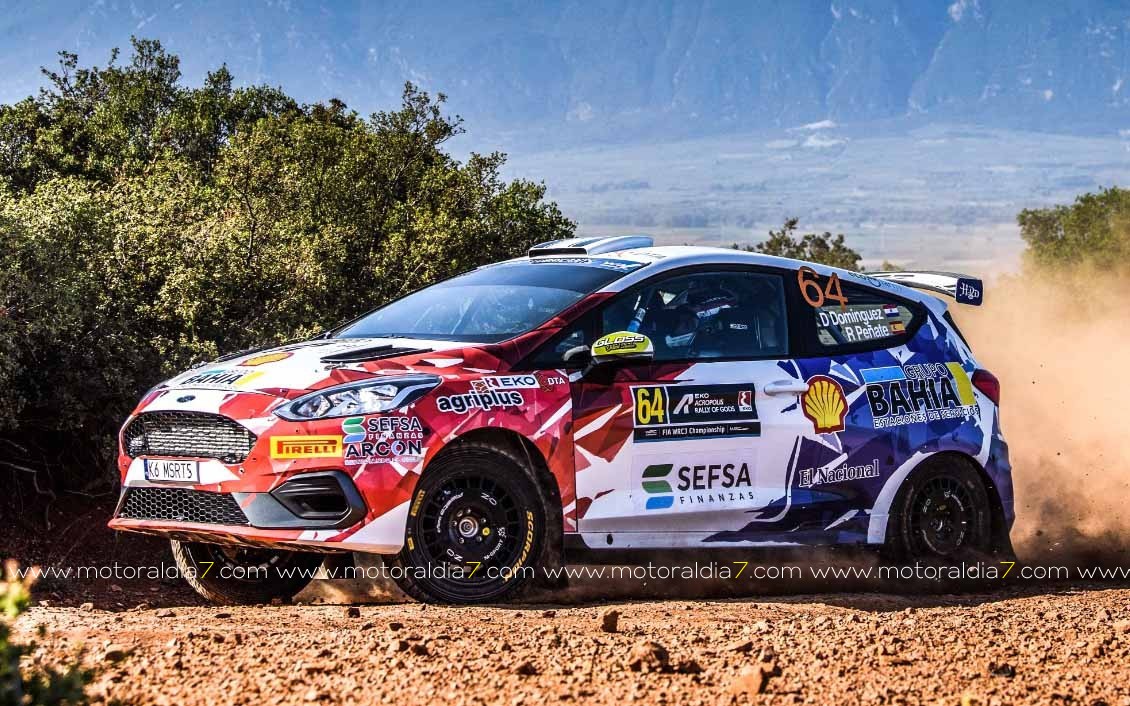 Rogelio Peñate junto a Diego Domínguez ganan en WRC3 en el Rally Acrópolis