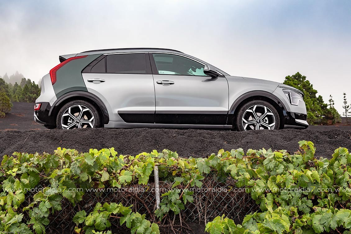 El Kia Niro, en La Palma con Kia Canarias