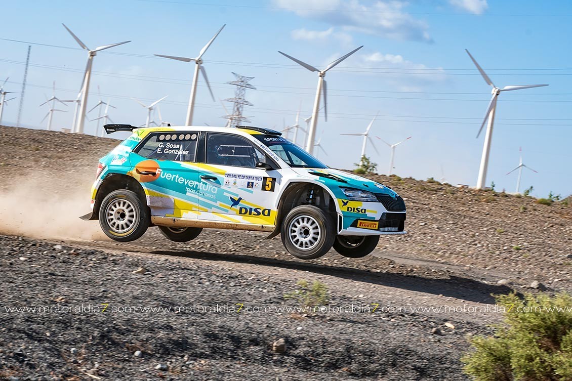 Quintana y Mujica, arrasaron en el Rally de Tierra Gran Canaria