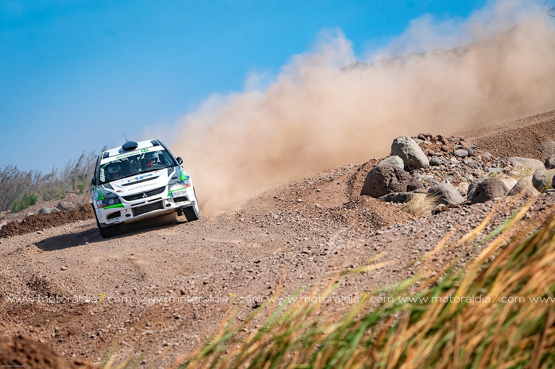 Quintana y Mujica, arrasaron en el Rally de Tierra Gran Canaria