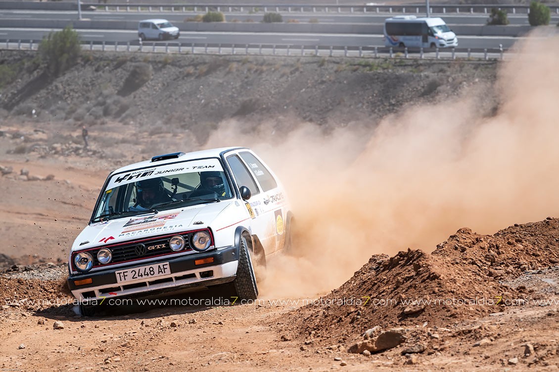 Quintana y Mujica, arrasaron en el Rally de Tierra Gran Canaria