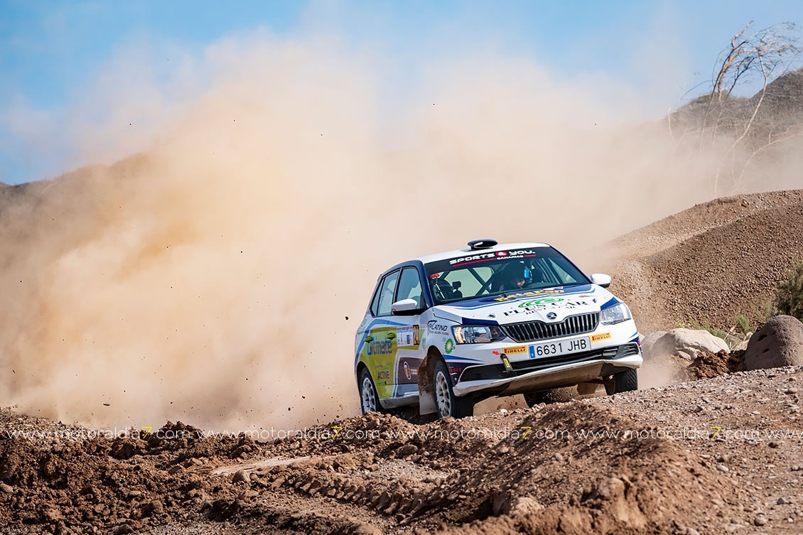 Quintana y Mujica, arrasaron en el Rally de Tierra Gran Canaria