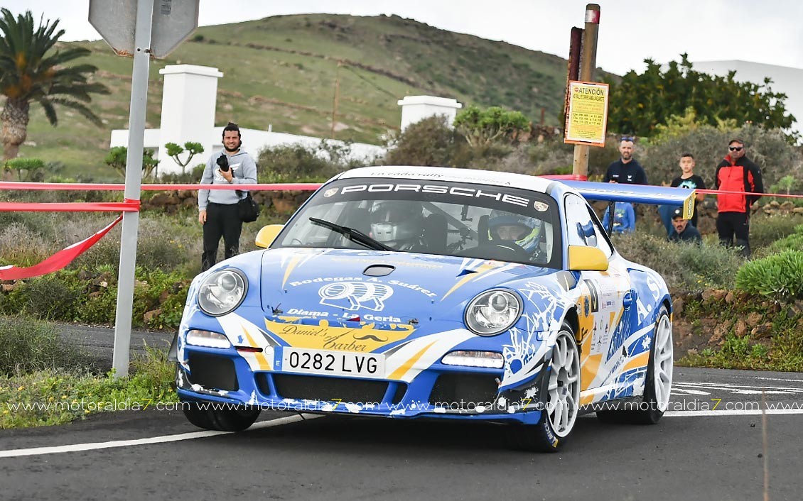 Toñín Suárez y Jorge Cedrés se estrenan en el Rally Isla de Lanzarote