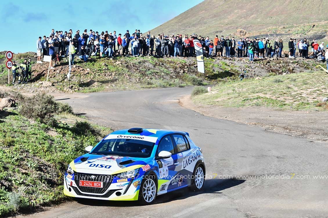 Toñín Suárez y Jorge Cedrés se estrenan en el Rally Isla de Lanzarote