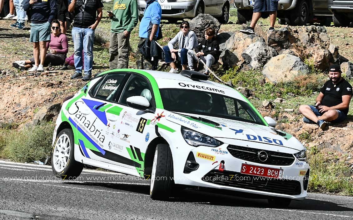 Toñín Suárez y Jorge Cedrés se estrenan en el Rally Isla de Lanzarote