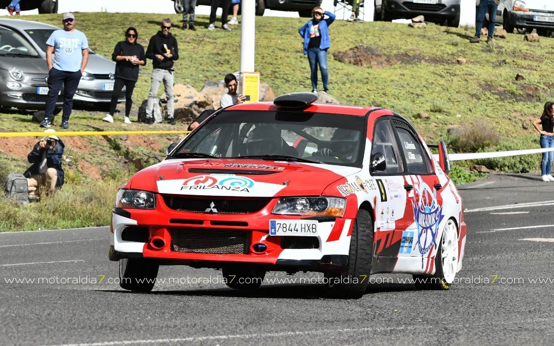 Toñín Suárez y Jorge Cedrés se estrenan en el Rally Isla de Lanzarote