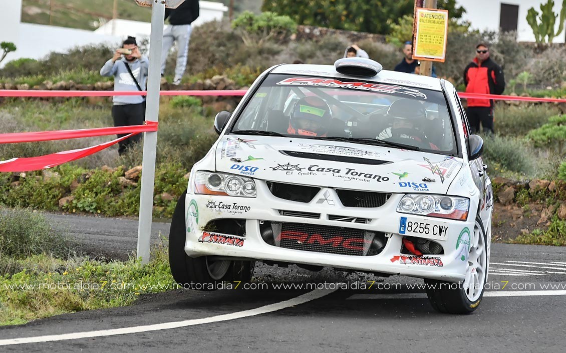 Toñín Suárez y Jorge Cedrés se estrenan en el Rally Isla de Lanzarote