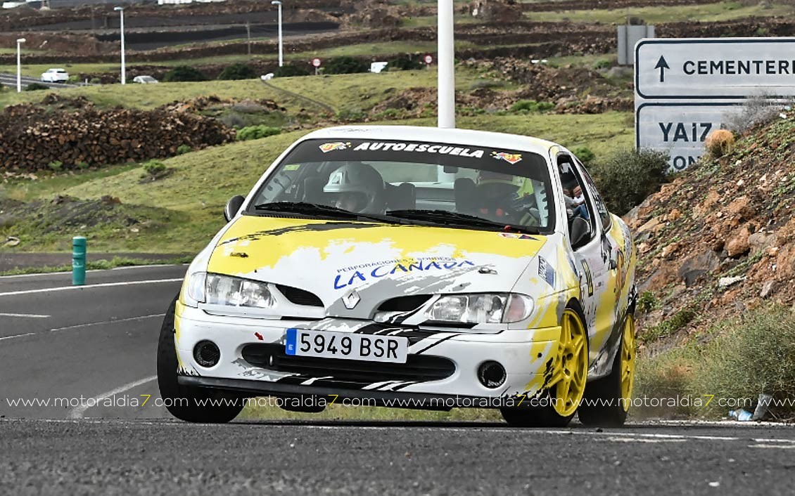 Toñín Suárez y Jorge Cedrés se estrenan en el Rally Isla de Lanzarote