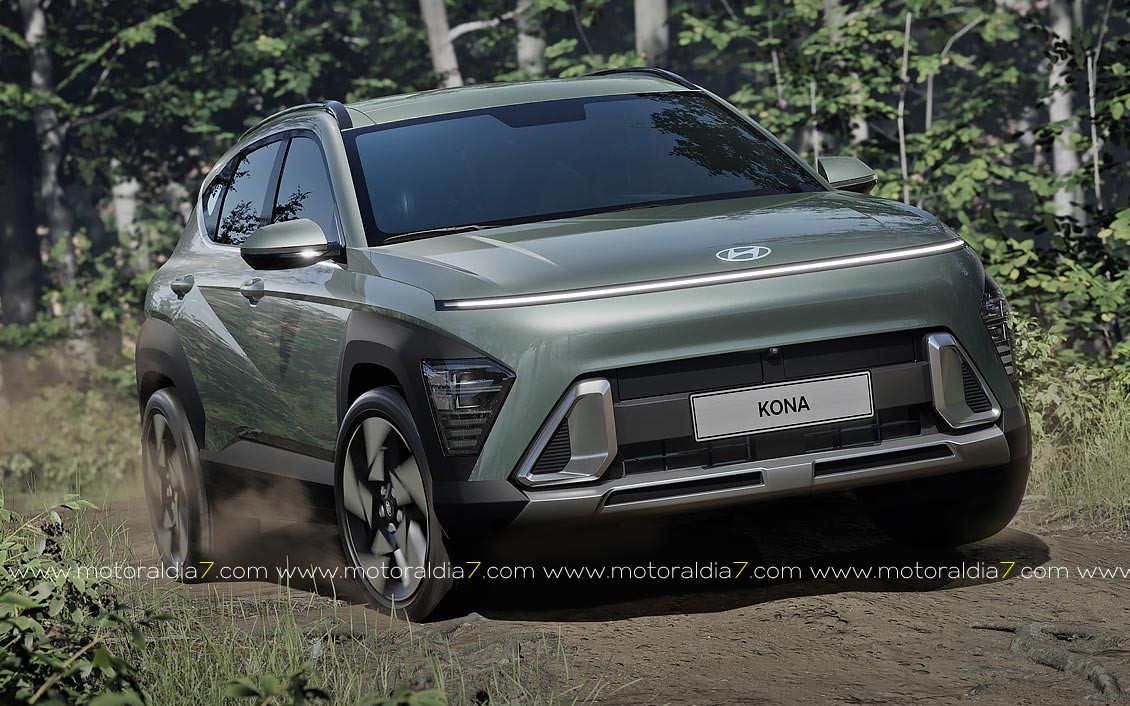 Hyundai Kona, con un diseño futurista