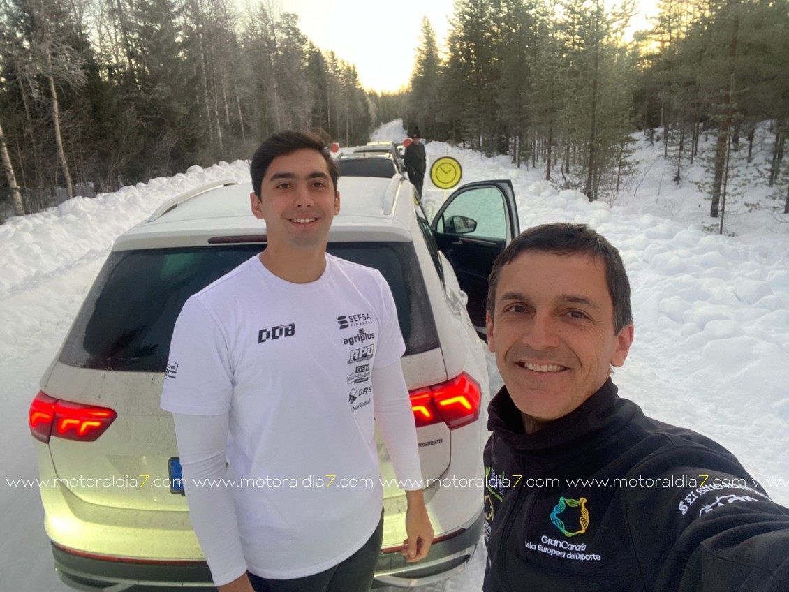 Domínguez y Peñate a por su primera cita  del WRC Junior en Suecia