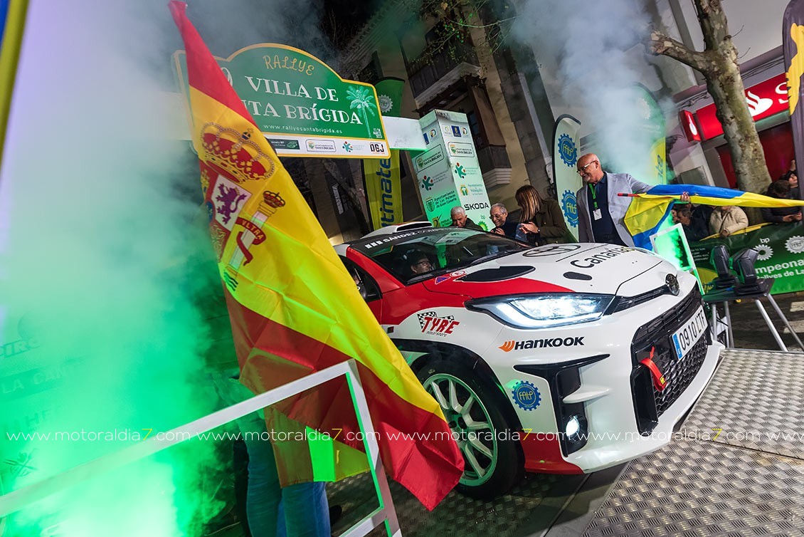 Antonio Estalella y Antonio Peña,  con evoluciones en el Toyota GR Yaris