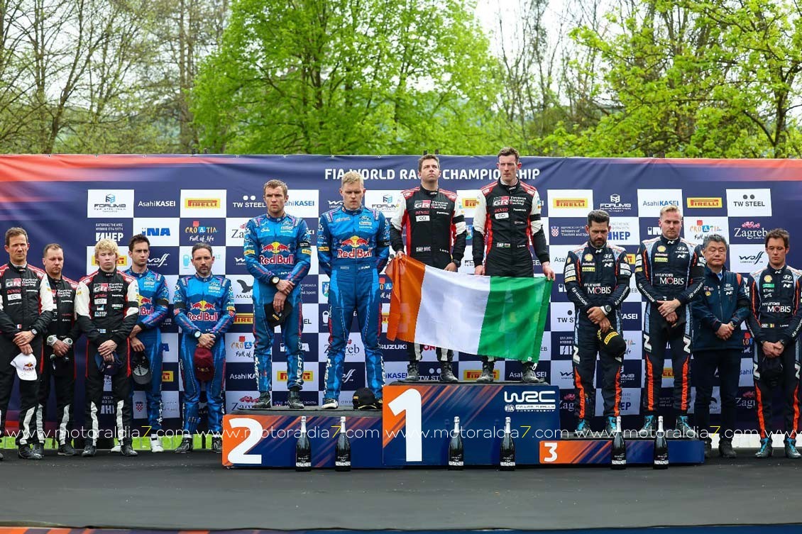 Elfyn Evans y Scott Martin, ganadores en Croacia