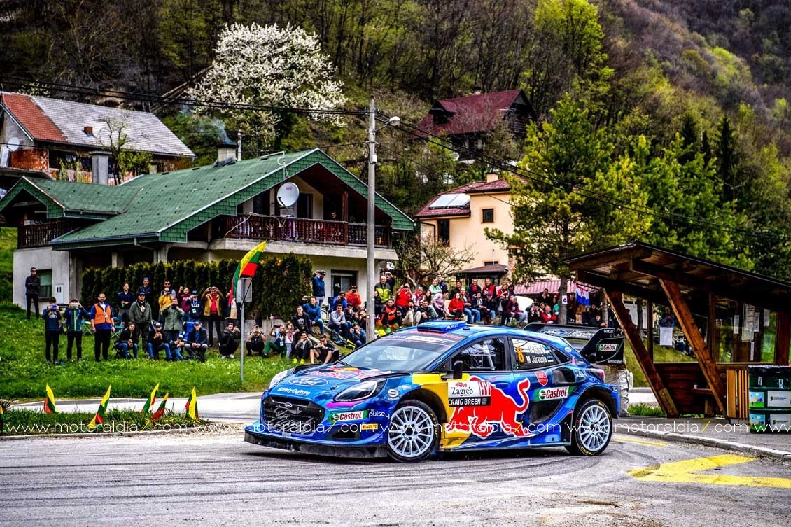 Elfyn Evans y Scott Martin, ganadores en Croacia