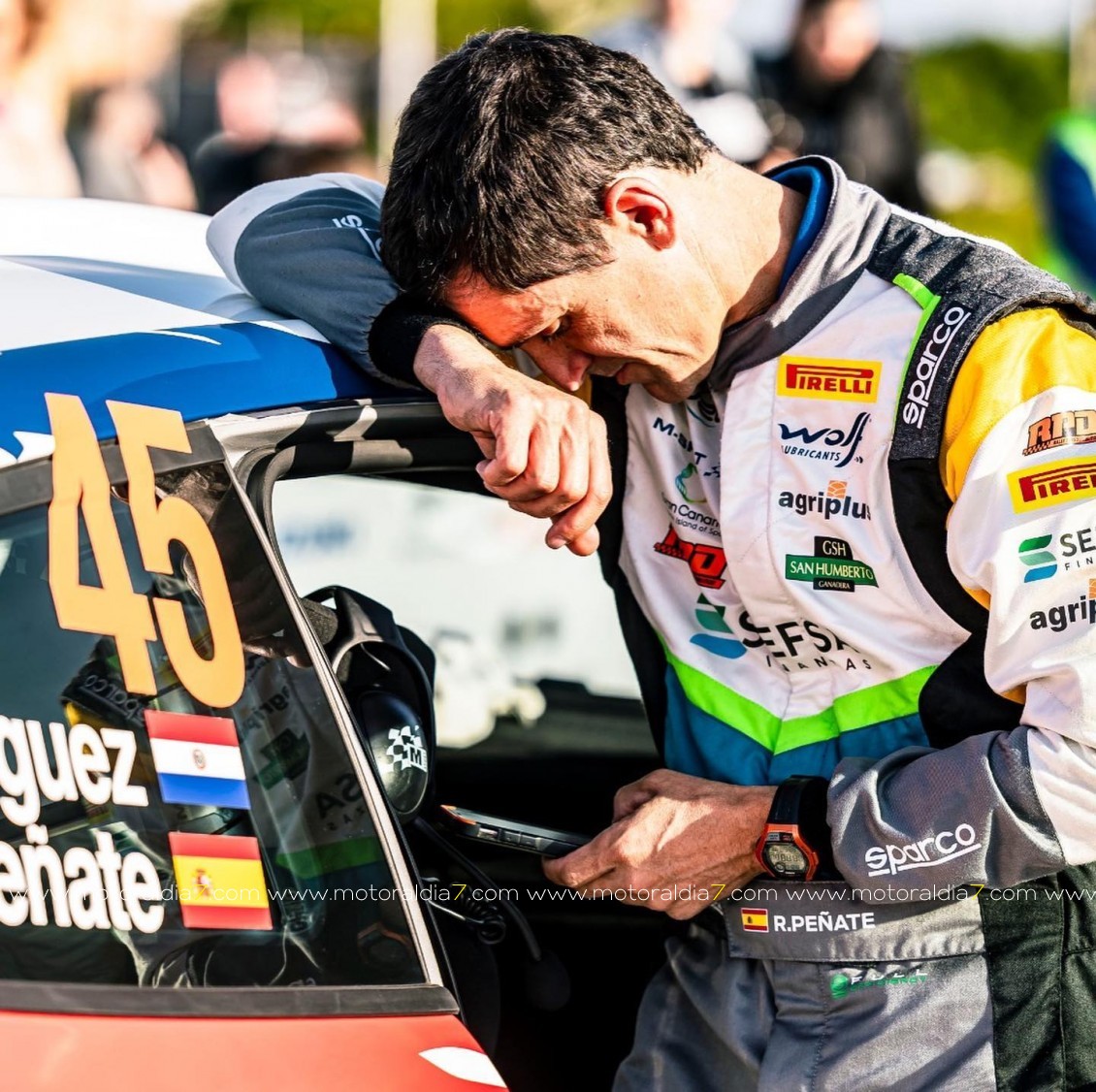 Rogelio Peñate remonta y sigue en el podio tras el Rally de Croacia