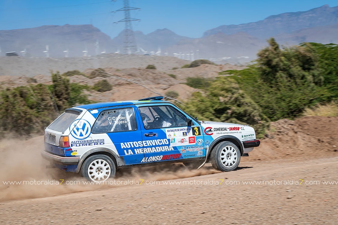 Quintana y Peñate, ganaron en el Rally de Tierra de Santa Lucía
