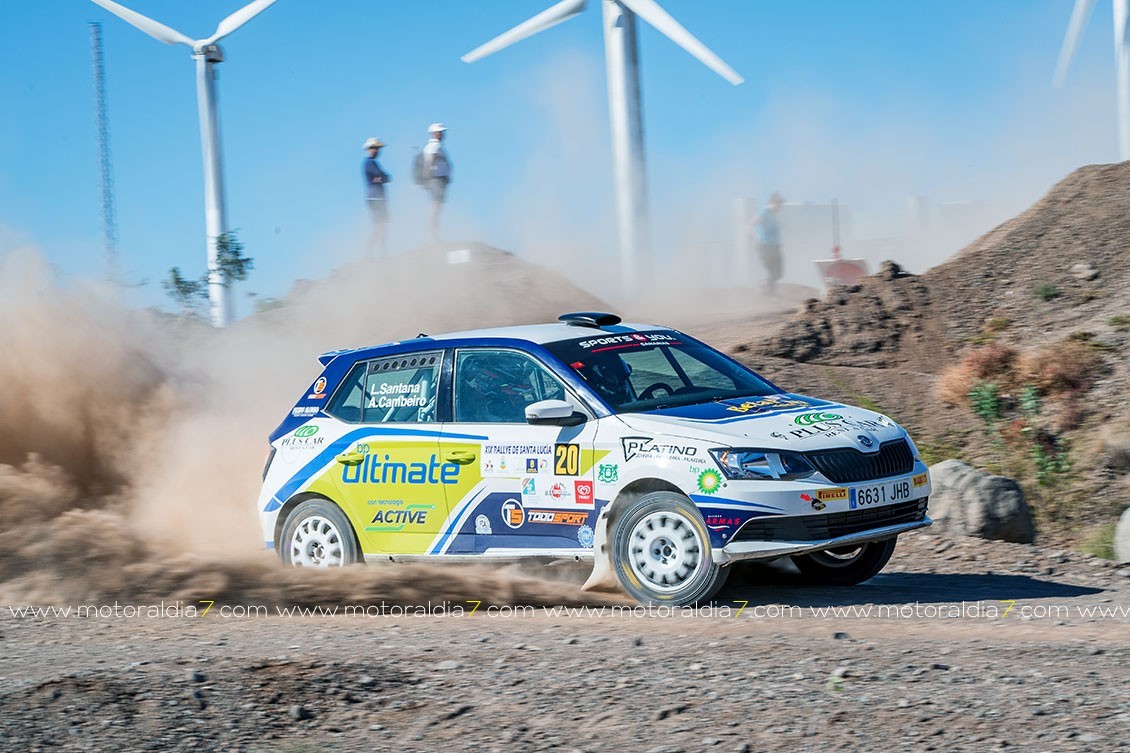 Quintana y Peñate, ganaron en el Rally de Tierra de Santa Lucía