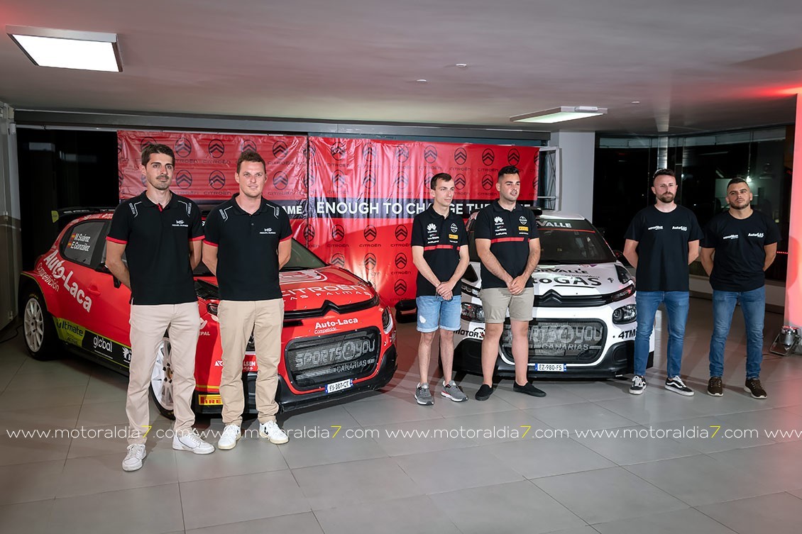 Las presentaciones y test, protagonista del Rally Islas Canarias