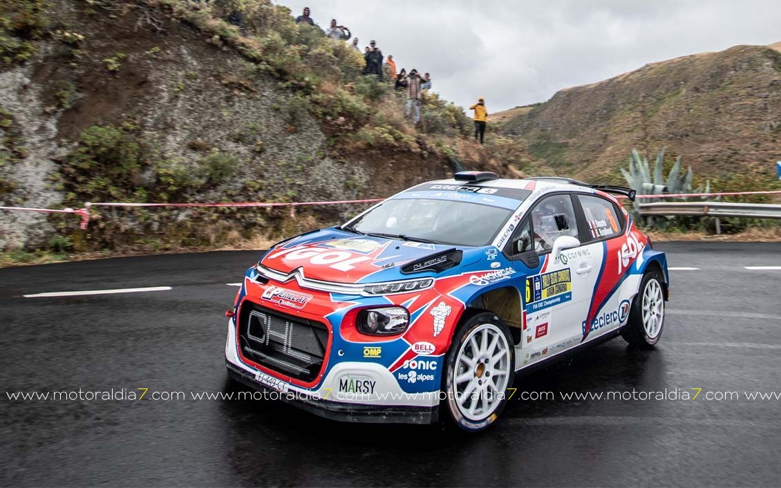 Bonato y Boulloud, Francia marcan la diferencia en el Rally Islas Canarias