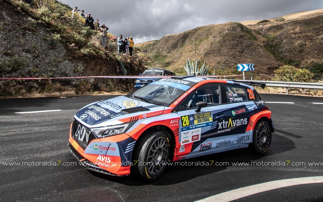 Bonato y Boulloud, Francia marcan la diferencia en el Rally Islas Canarias