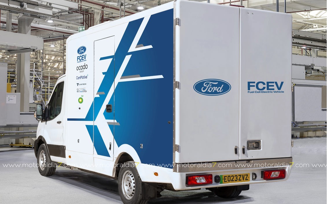 Ford E-Transit, con pila de hidrógeno