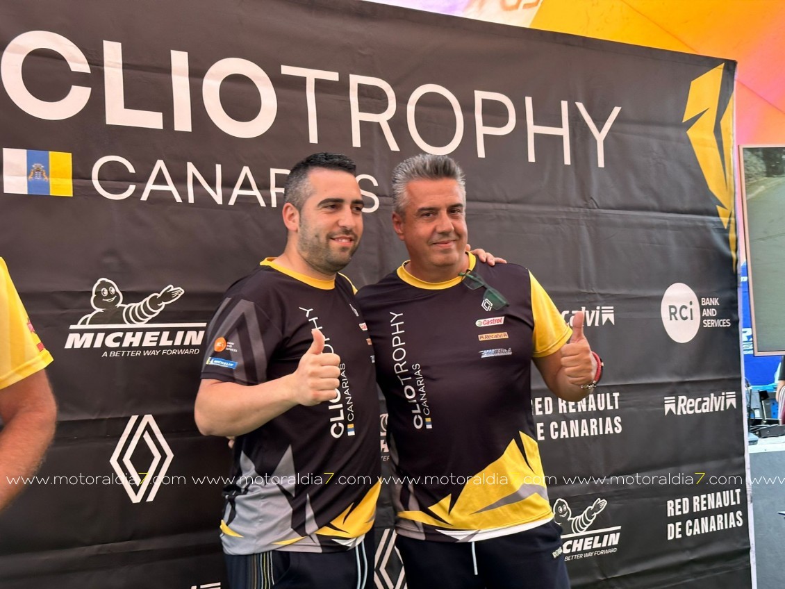 Manuel Hernández y David Bethencourt, con muchas ganas  en la segunda cita de la Clio Trophy Canarias