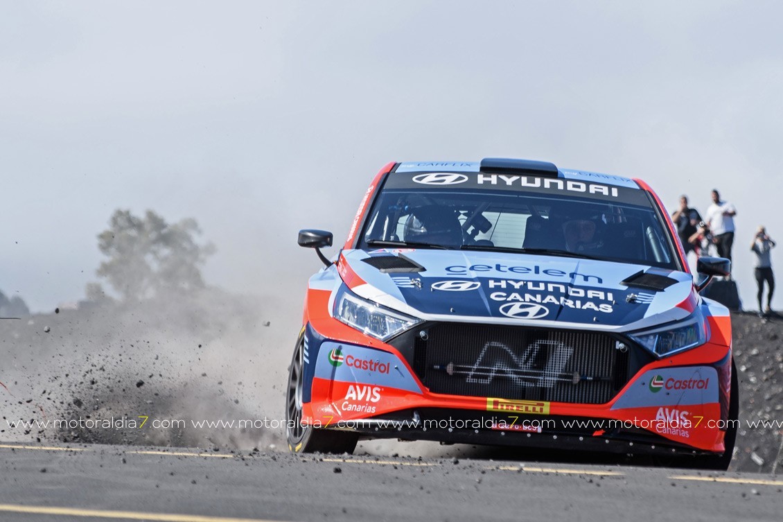 Suárez y González, ganadores en el Rally Senderos de La Palma