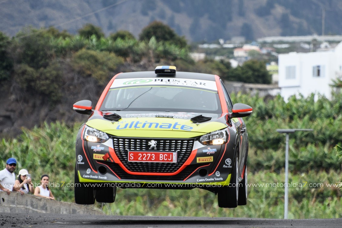 Suárez y González, ganadores en el Rally Senderos de La Palma