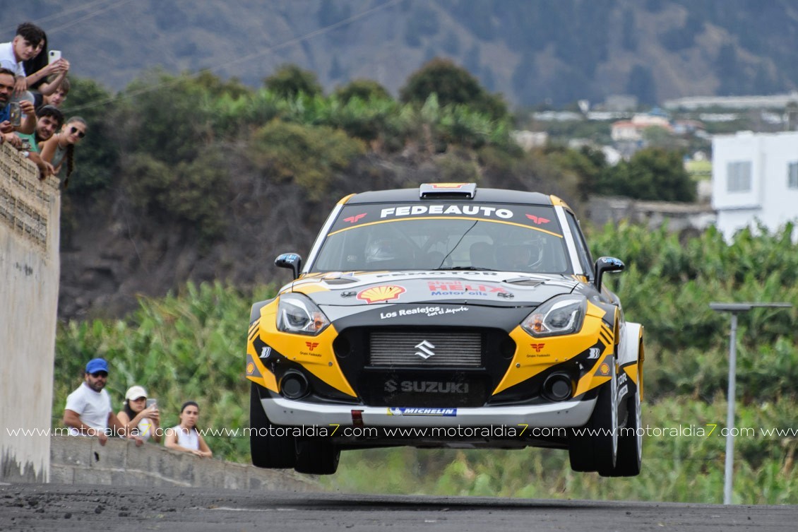 Suárez y González, ganadores en el Rally Senderos de La Palma