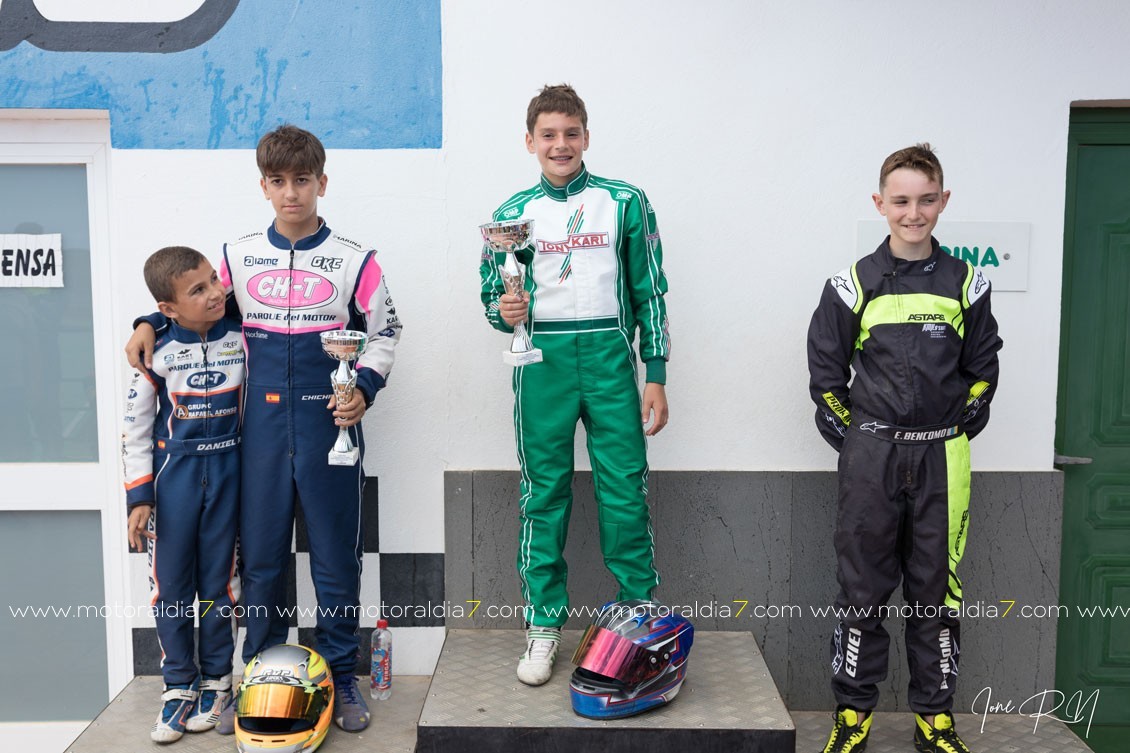 Éxito en la segunda prueba del Regional de Karting en Lanzarote