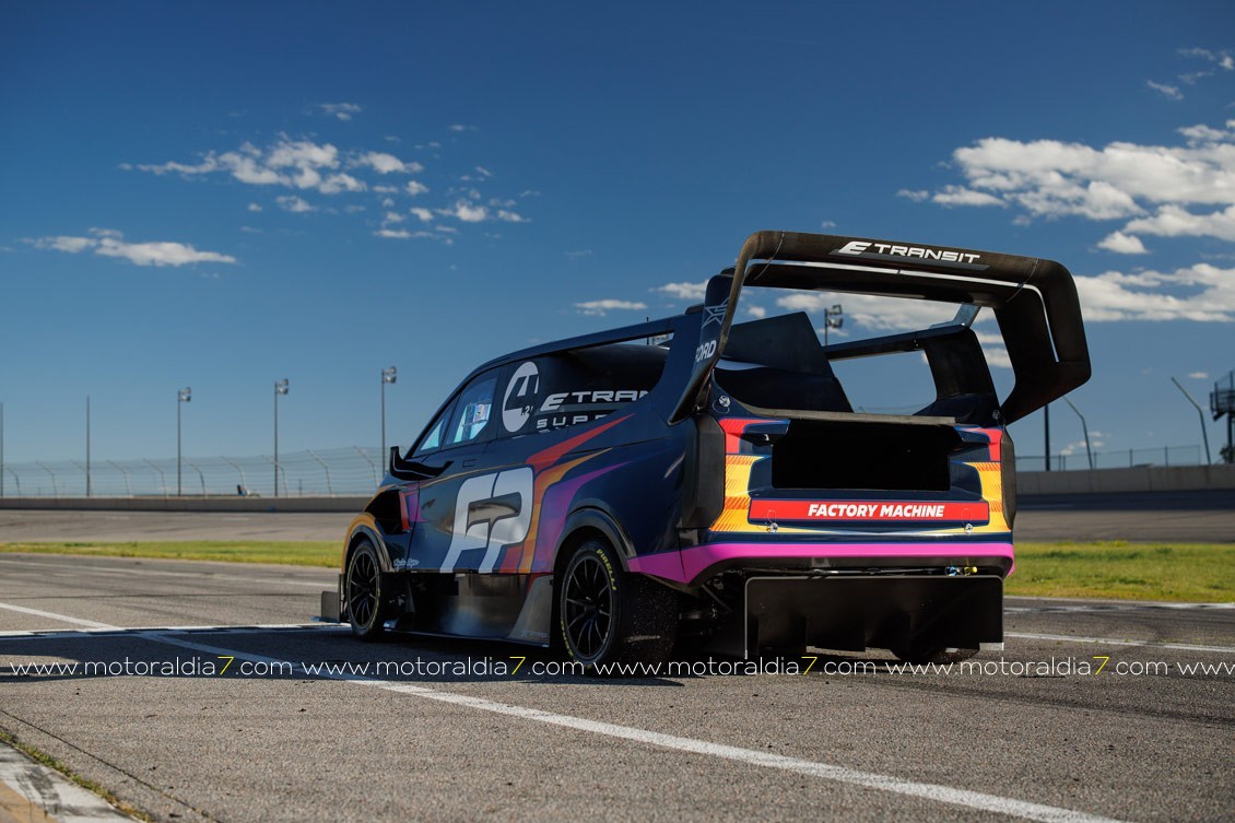 Ford SuperVan eléctrica de 1.400 CV en Pikes Peak