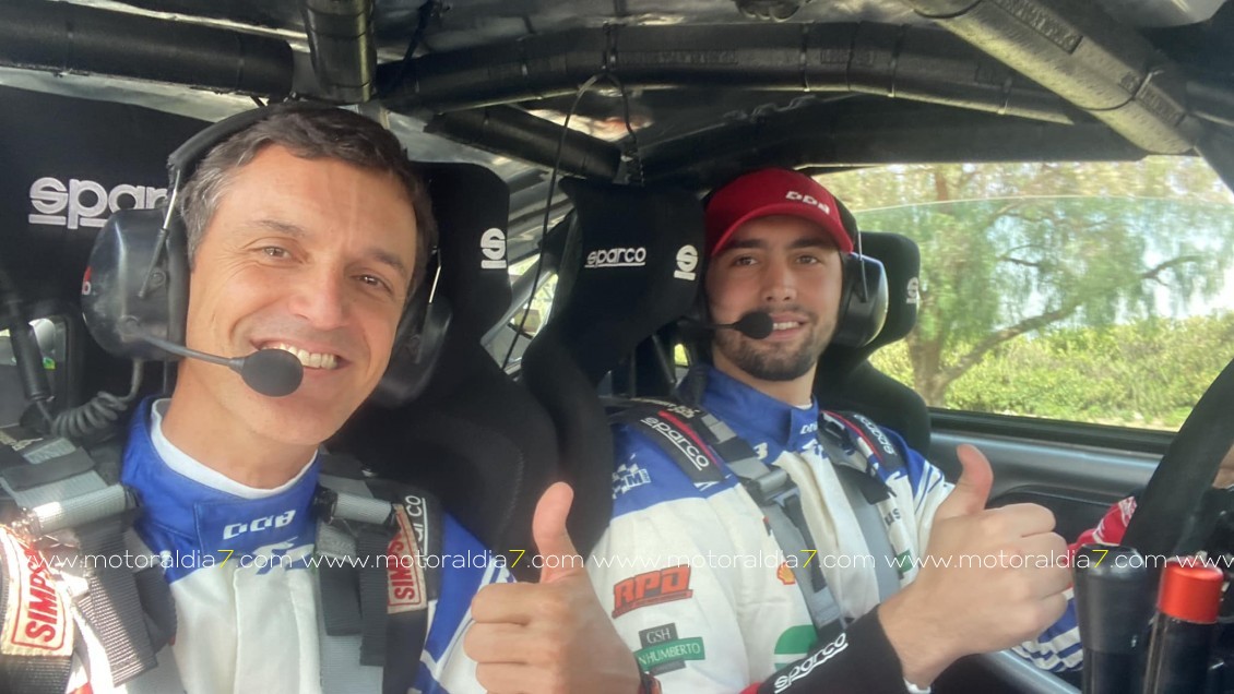 Arrancó el Rally Safari para Rogelio Peñate con un scrach