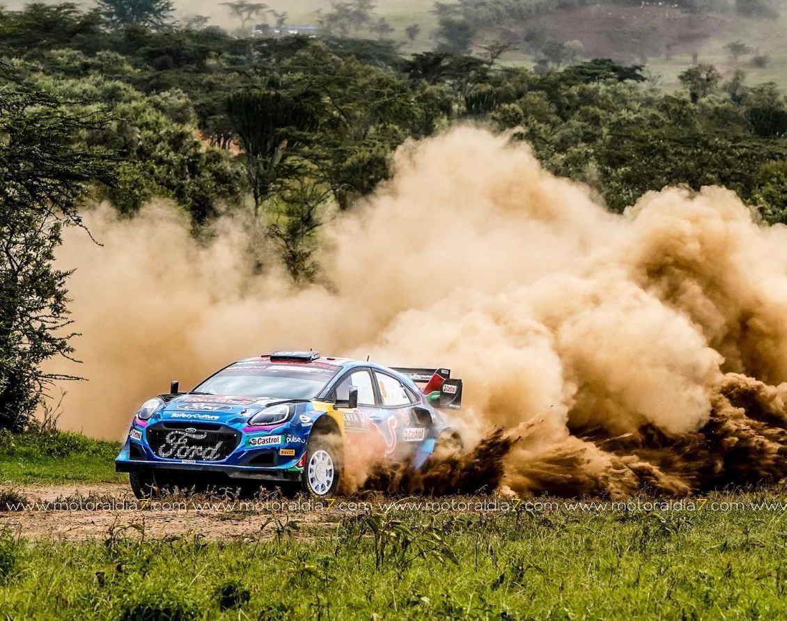 Pleno de Toyota en el Safari, con Ogier como líder