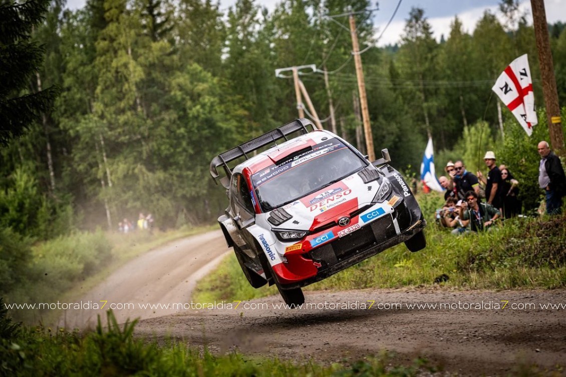 Evans y Martin siguen la racha Toyota en Finlandia