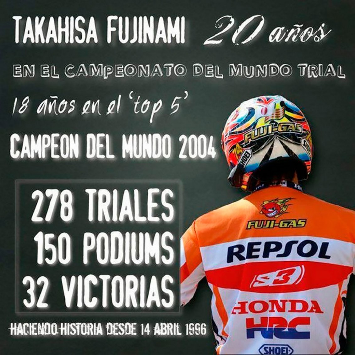 Bou y Fujinami, de Honda Canarias en la gran fiesta del Trial