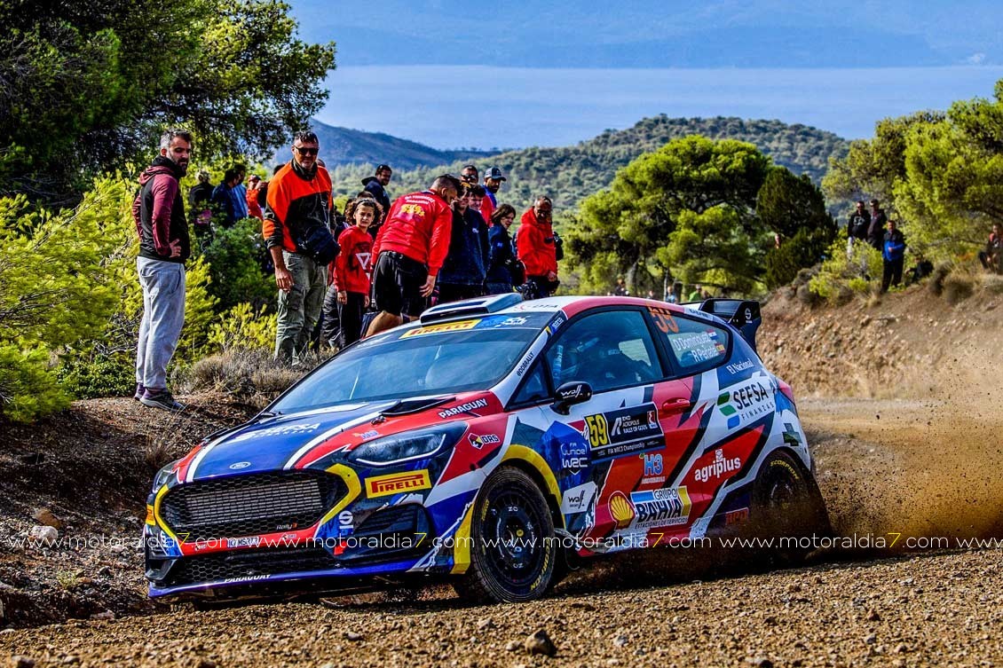 Rogelio Peñate, subcampeón del Mundo tras ganar el Rally de Acropolis en la Junior WRC y WRC3