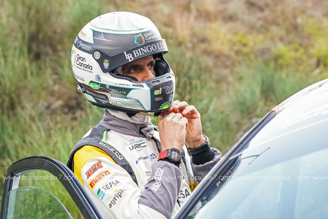 Rogelio Peñate, subcampeón del Mundo tras ganar el Rally de Acropolis en la Junior WRC y WRC3