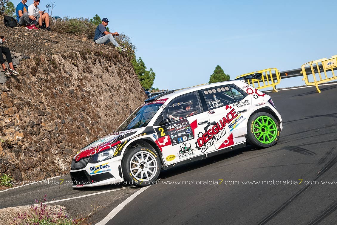 Martín y Cabello, a lo grande en el Rally de Teror