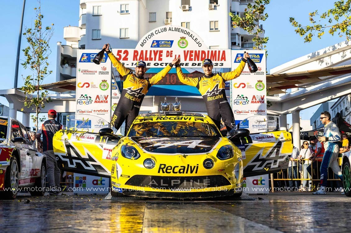 Cagiao y Martínez, tirunfaron con el Alpine A110 R-GT