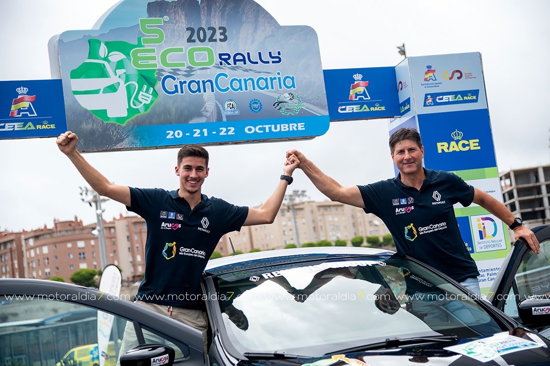 V Eco Rally Gran Canaria, los Lujan vencieron con Renault en eléctricos