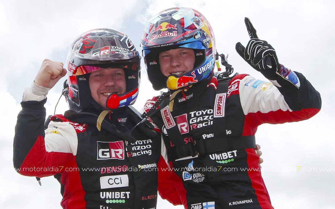 Rovanperä y Halttunen campeones del WRC 2023